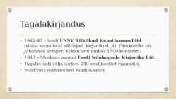 Eesti elu 1940ndatel #6