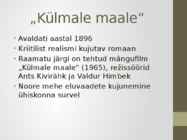 Külmale maale #5