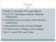 Betti Alver esitlus #2