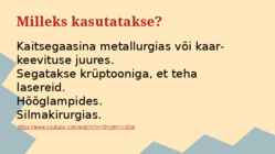 Argooni üldkirjeldus #8