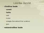 Kirjandus-Ilukirjandus #22