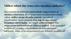 Tänane ilm Eestis-Euroopas ja maailmas #15