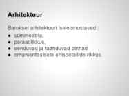 Barokk ning klassitsism #3