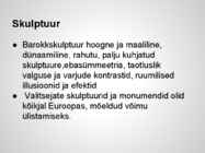 Barokk ning klassitsism #8