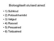 Bioloogiliselt olulised ained #2