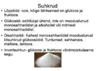 Bioloogiliselt olulised ained #3