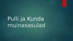 Pulli ja Kunda muinasasulad