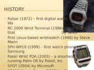 Presentation about smartwatches #3