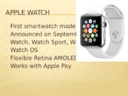 Presentation about smartwatches #7