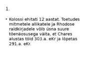 RHODOSE KOLOSS #2