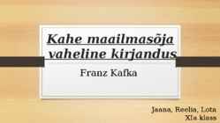 Franz Kafka