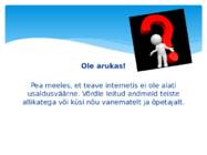 Ohud internetis #5