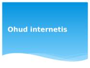 Ohud internetis