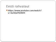 Rahvalaul #7
