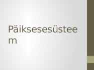 Päiksesesüsteem