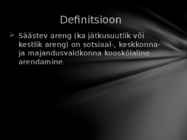 Säästev areng #2