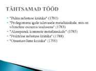 IMMANUEL KANT #10