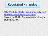 Käitumise defineerimine #15