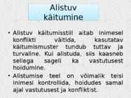 Käitumise defineerimine #5