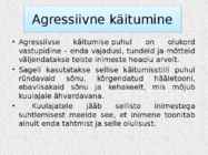 Käitumise defineerimine #7
