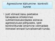 Käitumise defineerimine #9