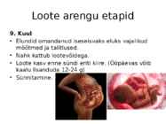 Inimese algne areng #6