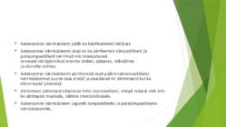 Autonoomne närvisüsteem #3