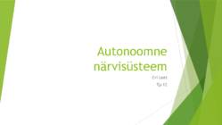 Autonoomne närvisüsteem