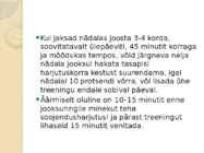 TREENINGU SOOVITUSED KEHALISELT INAKTIIVSELE INIMESELE #10