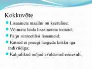Mida teada-E-ainetest #6