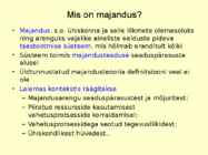 Mis on majandusteadus #3