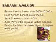 Powerpoint esitlus banaanidest #3