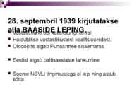 Baaside aeg-Eestlased teises maailmasõjas #16
