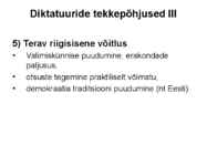 Diktatuurid Lääne-Euroopas #7