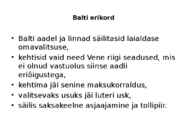 EESTI ALA VALITSEMINE VARAUUSAJAL #7