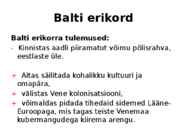 EESTI ALA VALITSEMINE VARAUUSAJAL #8