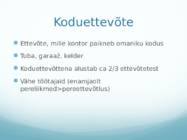 Ettevõtlus - koduettevõtlus #2