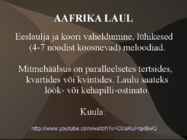 Aafrika muusika #6