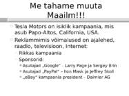 Usa autoehituse kampaania-Tesla motors #5