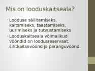 Tallinnas olevate looduskaitsealade kaardistamine #4