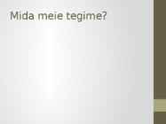 Tallinnas olevate looduskaitsealade kaardistamine #6