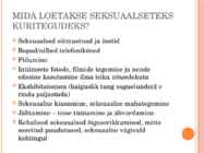 Samaealiste seksuaalsetest-kuritegudest #5