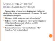 Samaealiste seksuaalsetest-kuritegudest #7