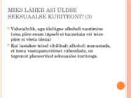 Samaealiste seksuaalsetest-kuritegudest #9
