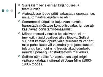 Sürrealism - põhjalik ülevaade esitlusena #5