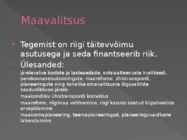 Maakonnad ja omavalitsused #6