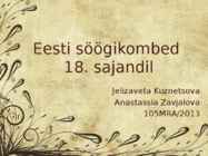 18-sajandi söögikombed