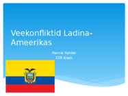 Veekonfliktid Ladina-Ameerikas