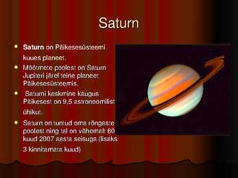 Saturn ja jupiter #9