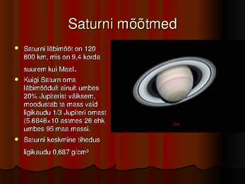 Saturn ja jupiter #10